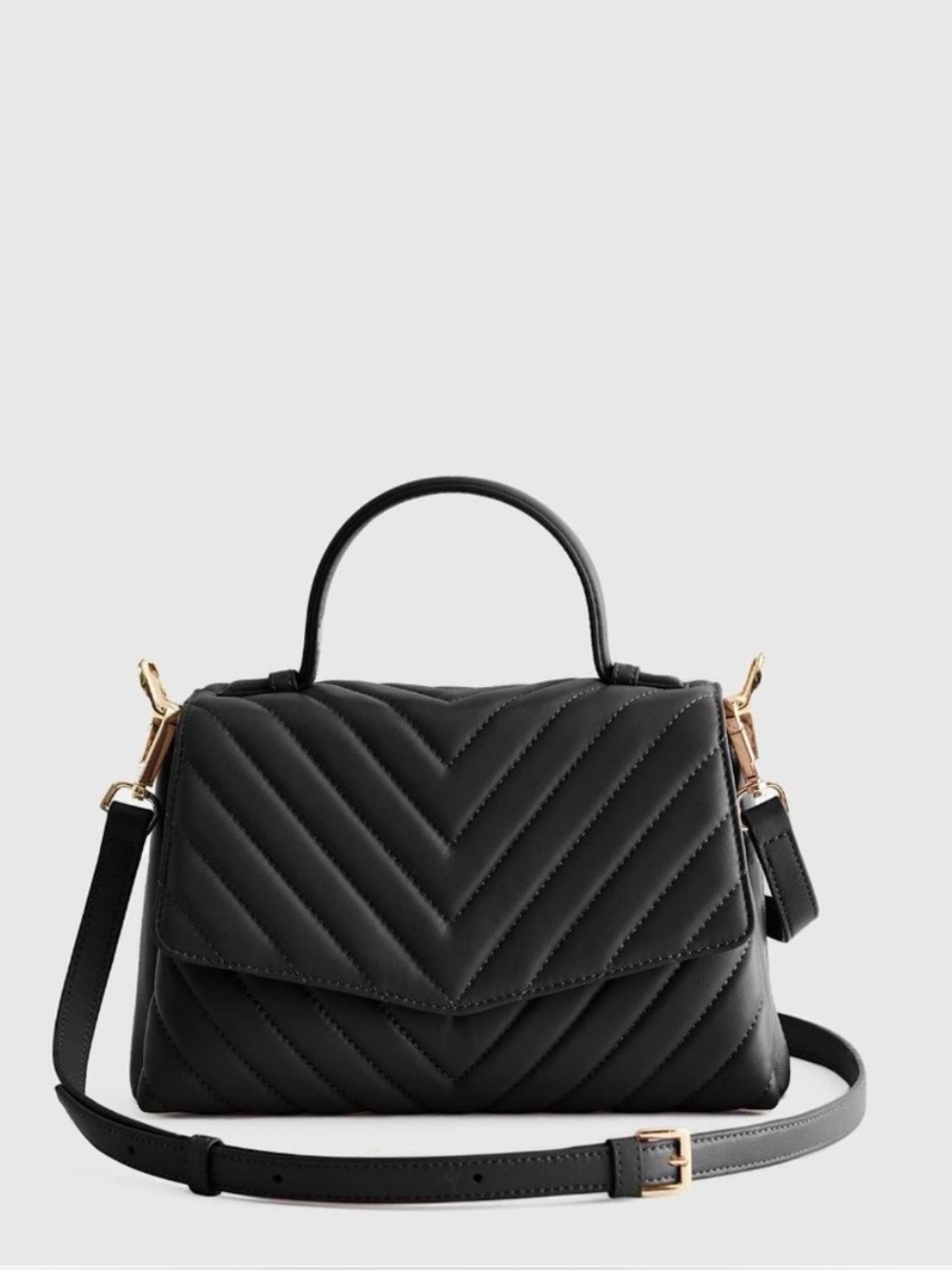 Quince Italian Leather Quilted Satchel - Picture 3 of 6